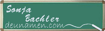 Sonja Bachler Visitenkarte